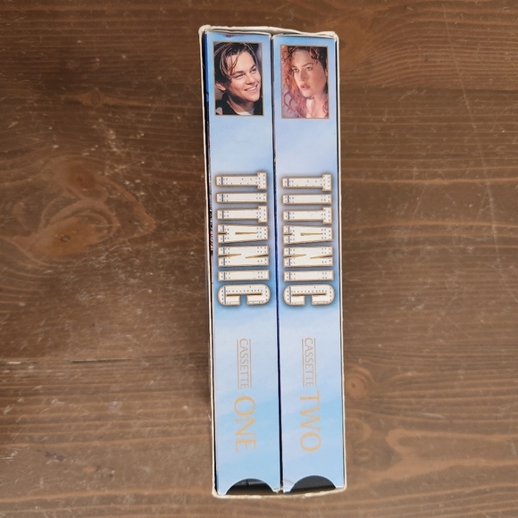Titanic VHS, 1998, 2-Tape Set Very Good Condition Tested And Working Vintage - Picture 3 of 10